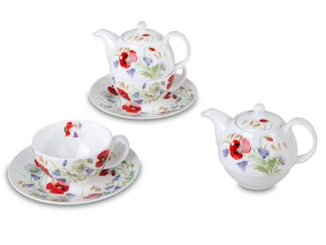 3Tlg. Teeset Englisch Meadow